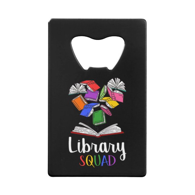 Library Squad I Geldbeutel Flaschenöffner (Vorderseite)