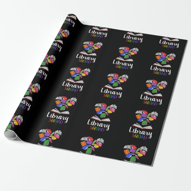 Library Squad I Geschenkpapier (Ungerollt)