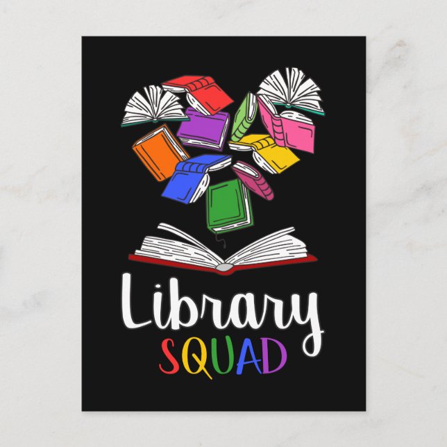 Library Squad I Postkarte (Vorderseite)