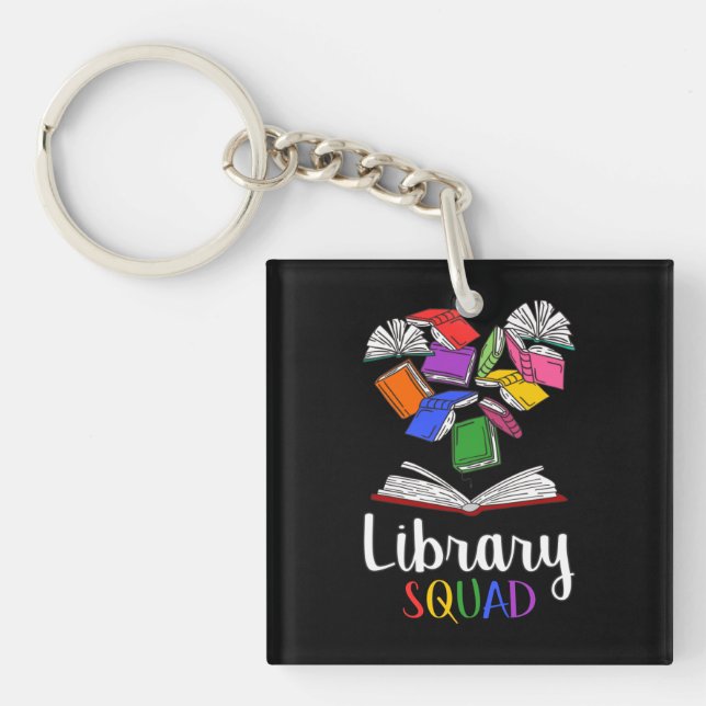 Library Squad I Schlüsselanhänger (Vorderseite)