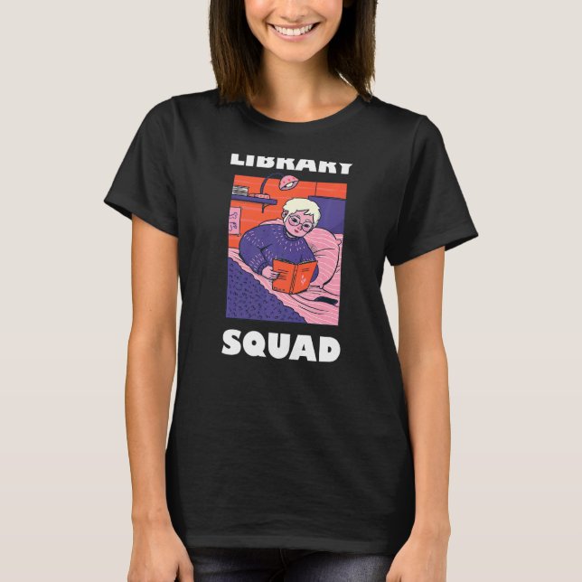 Library Squad Premium 1 T-Shirt (Vorderseite)