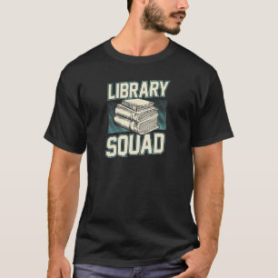 Library Squad Trendy Librarian Ästhetik Essential T-Shirt