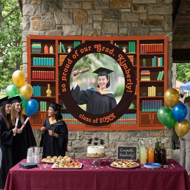 Library-Themed Graduation Photo Banner (Von Creator hochgeladen)