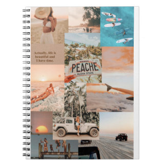 Libreta aesthetic summer vibes collage notizblock