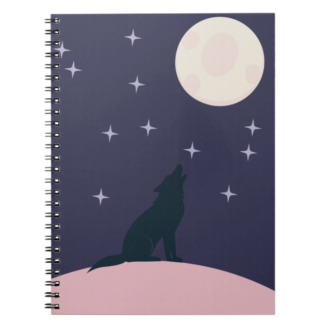 libreta con diseño lobo notizblock (Vorderseite)