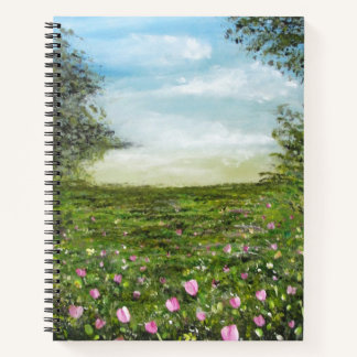 Libreta "Paisaje de primavera" Notizbuch