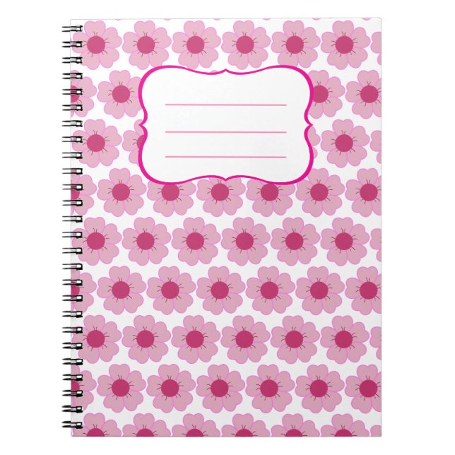 Libreta Pink Flor  Notizblock (Vorderseite)