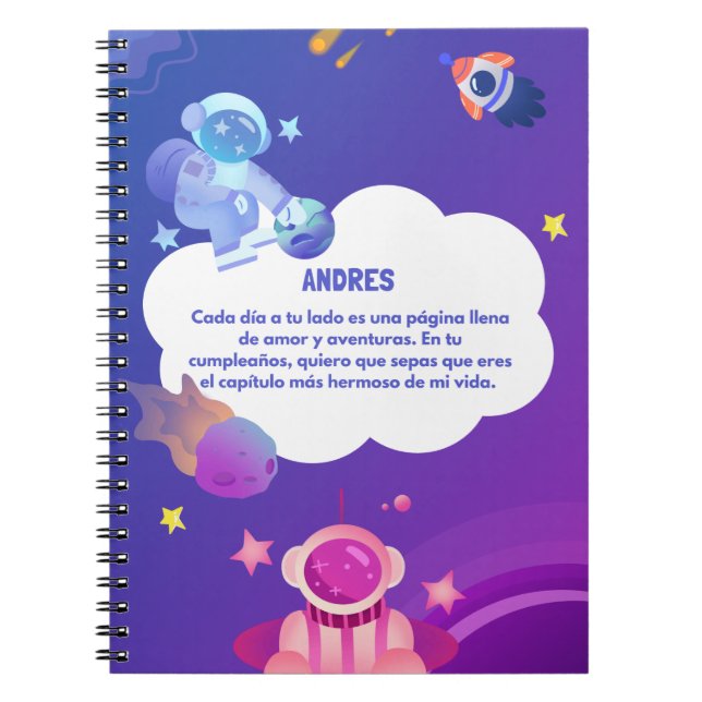 Libreta sencilla personalizada notizblock (Vorderseite)