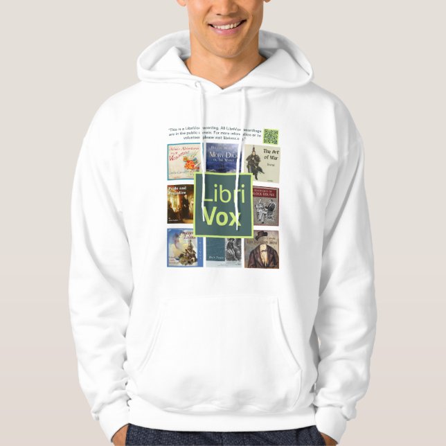 LibriVox Kapuzenpullover Hoodie (Vorderseite)
