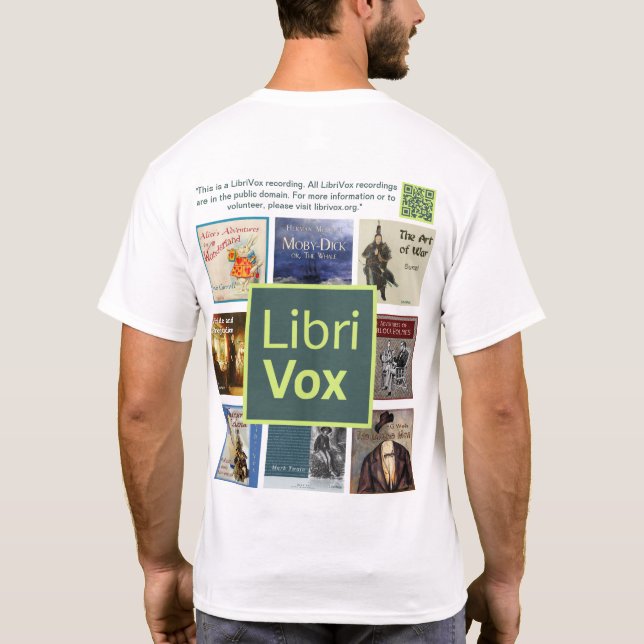 LibriVox-Shirt - Stil 2 T-Shirt (Rückseite)