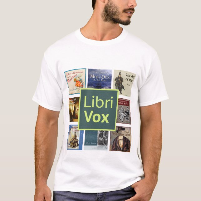 LibriVox Shirt - Style 1 (Vorderseite)