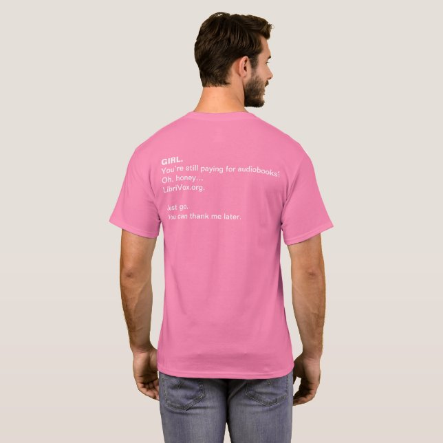 LibriVox-Shirt T-Shirt (Schwarz voll)