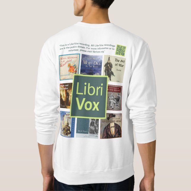 LibriVox Sweatshirt (Rückseite)