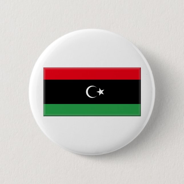 Libyen-Flagge 1951 Button (Vorderseite)