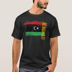 Libyen-Flagge für Libyer Männer Frauen Kinder T-Shirt