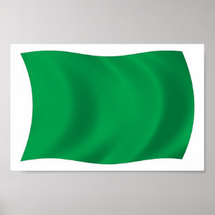 Libyen-Flagge Poster Druck