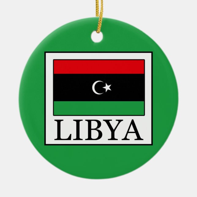 Libyen Keramik Ornament (Vorne)