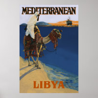 Libyen-Reiseplakat
