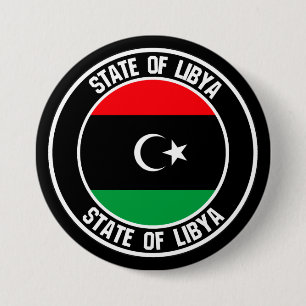 Libyen-Runde Button