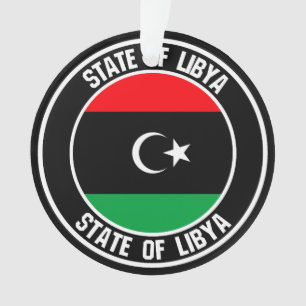 Libyen-Runde Ornament