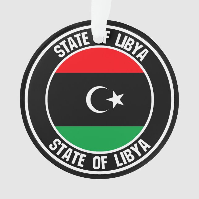 Libyen-Runde Ornament (Vorderseite)