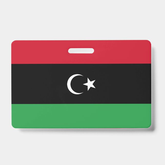 Libyenflagge Ausweis (Vorderseite)
