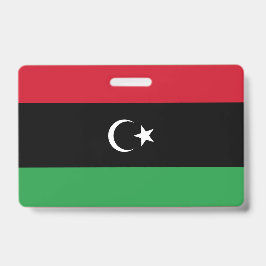 Libyenflagge Ausweis