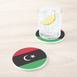 Libyenflagge Getränkeuntersetzer
