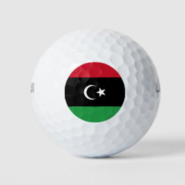 Libyenflagge Golfball