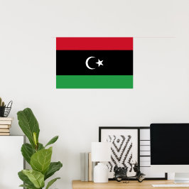 Libyenflagge Poster