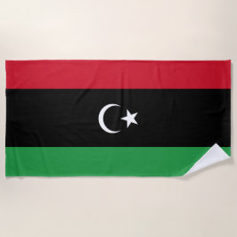 Libyenflagge Strandtuch