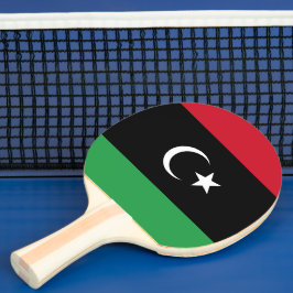 Libyenflagge Tischtennis Schläger