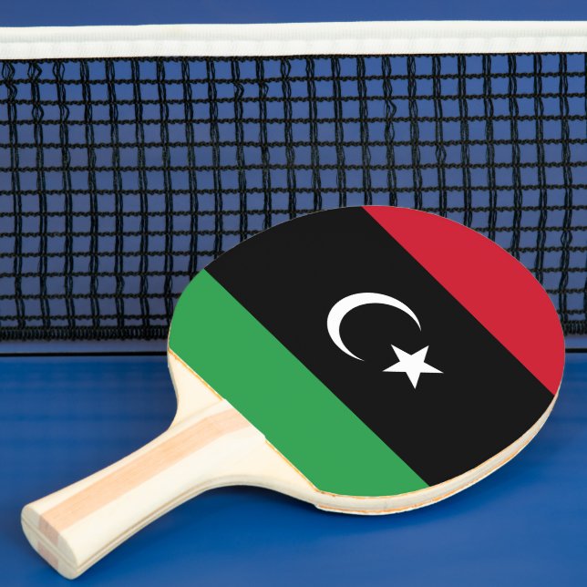 Libyenflagge Tischtennis Schläger (InSitu)