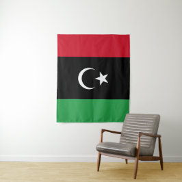Libyenflagge Wandteppich