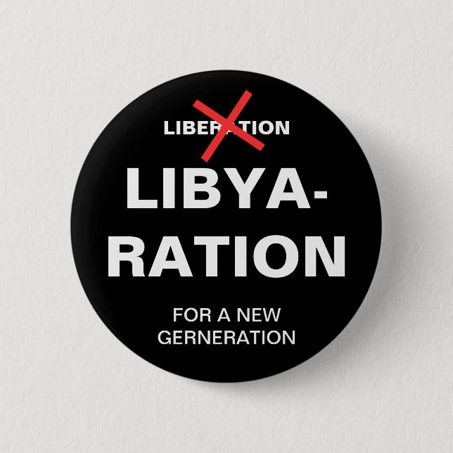 LIBYENRATION FÜR EINE NEUE GENERATION BUTTON (Vorderseite)