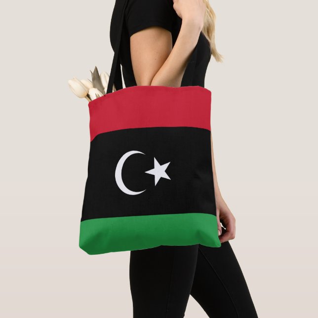 Libysche Flagge (Von Nahem)