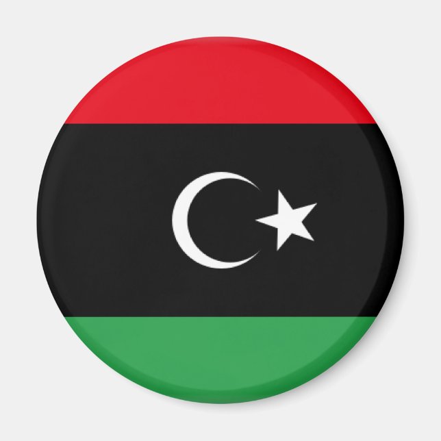 libysche Flagge 1951 Magnet (Vorne)