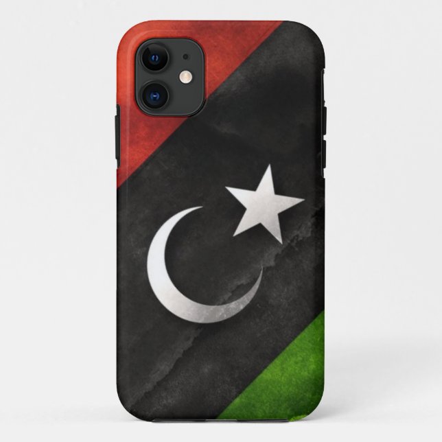 Libysche Flagge Case-Mate iPhone Hülle (Rückseite)