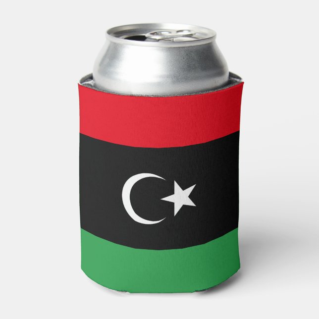 libysche Flagge Dosenkühler (Kanne Vorderseite)