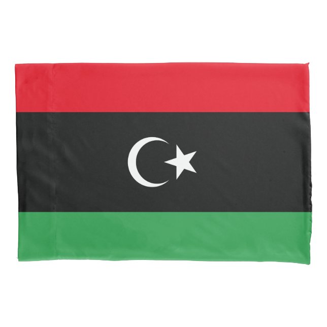 libysche Flagge Kissenbezug (Vorderseite)