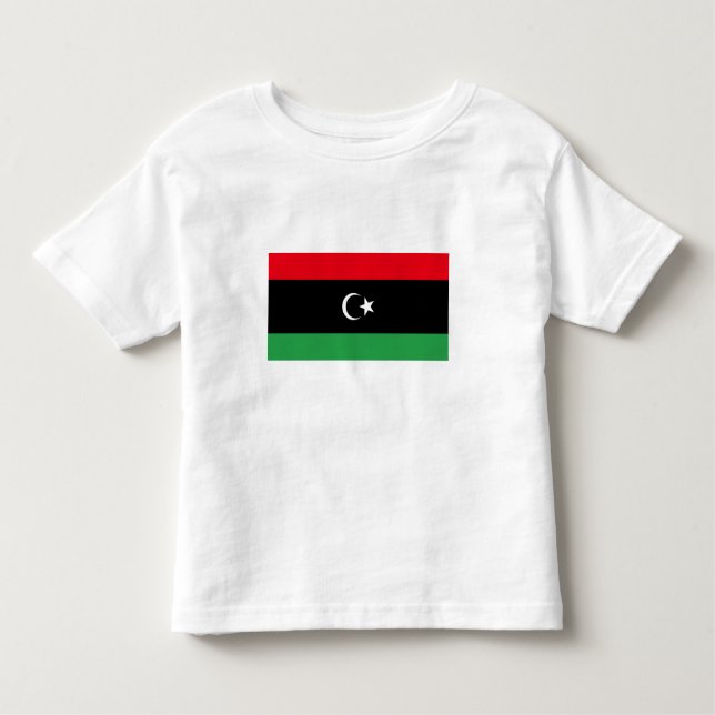 libysche Flagge Kleinkind T-shirt (Vorderseite)