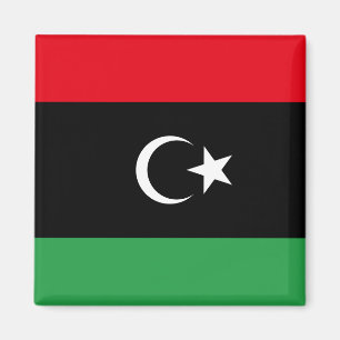 libysche Flagge Magnet