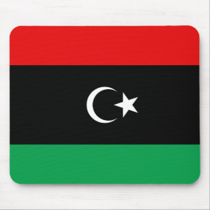 Libysche Flagge Mousepad