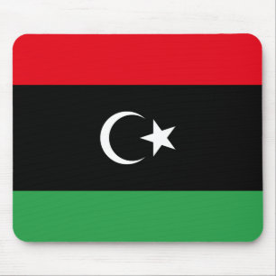 libysche Flagge Mousepad
