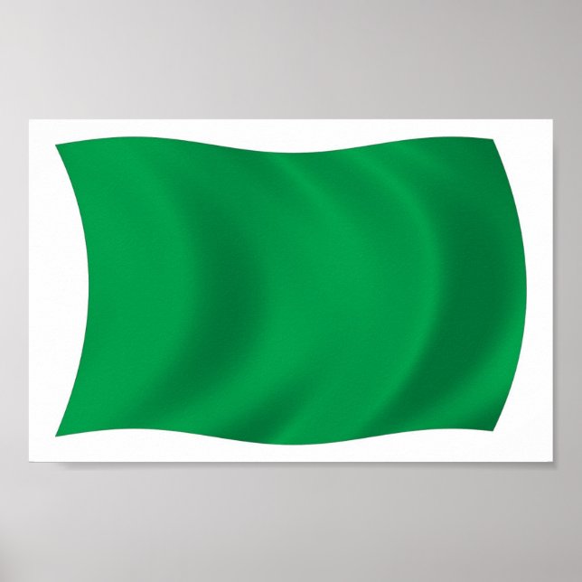 Libysche Flagge Poster Print (Vorne)