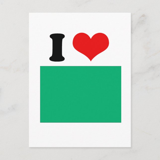 libysche Flagge Postkarte (Vorderseite)