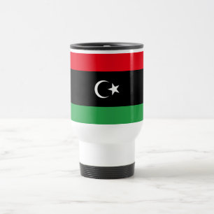 libysche Flagge Reisebecher