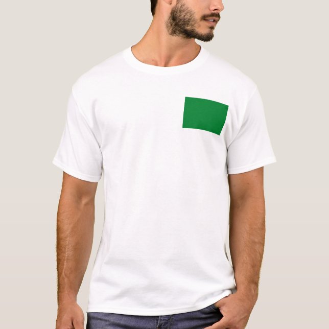 Libysche Flagge und T - Shirt Karte (Vorderseite)