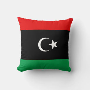 Libysche Flagge x Flaggenkissen Kissen