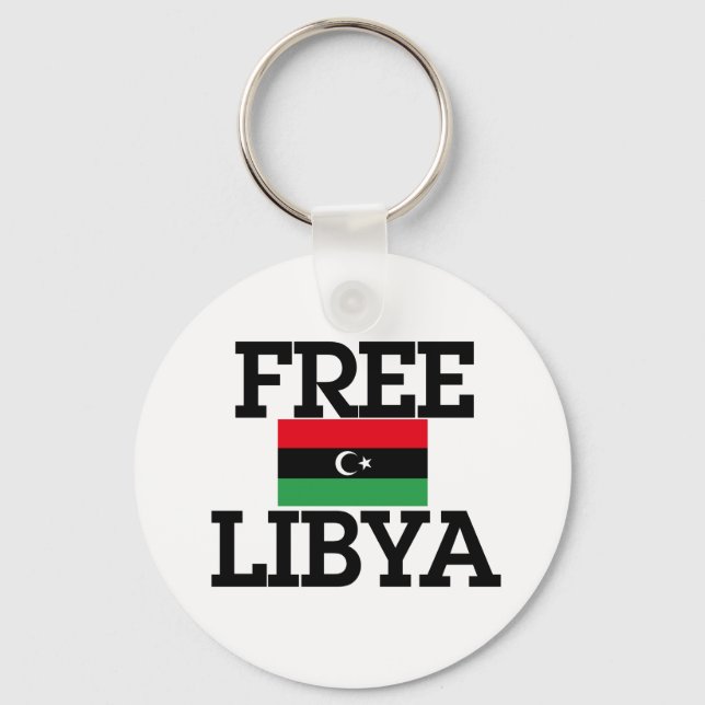Libysche Revolution Schlüsselanhänger (Vorderseite)